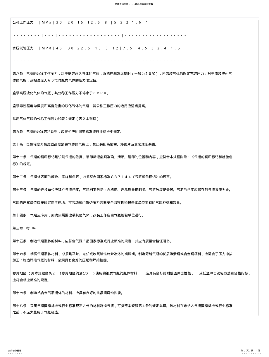 2022年气瓶安全监察规程 .pdf_第2页