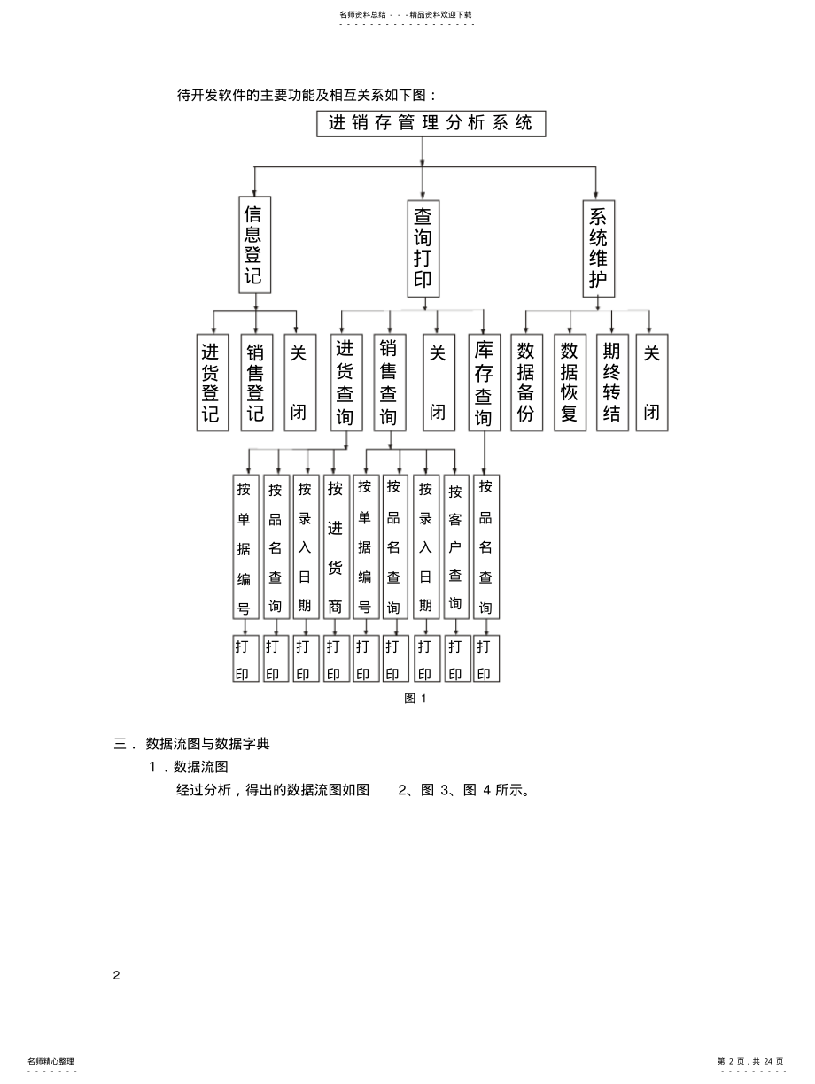 2022年2022年进销存管理系统设计及源代码[定 .pdf_第2页