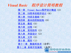 VB程序设计ppt课件(全套).ppt