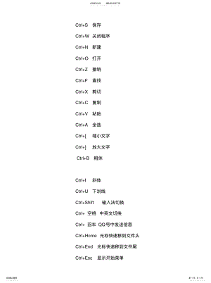 2022年2022年键盘上所有的快捷键绝对有用,太方便了 .pdf