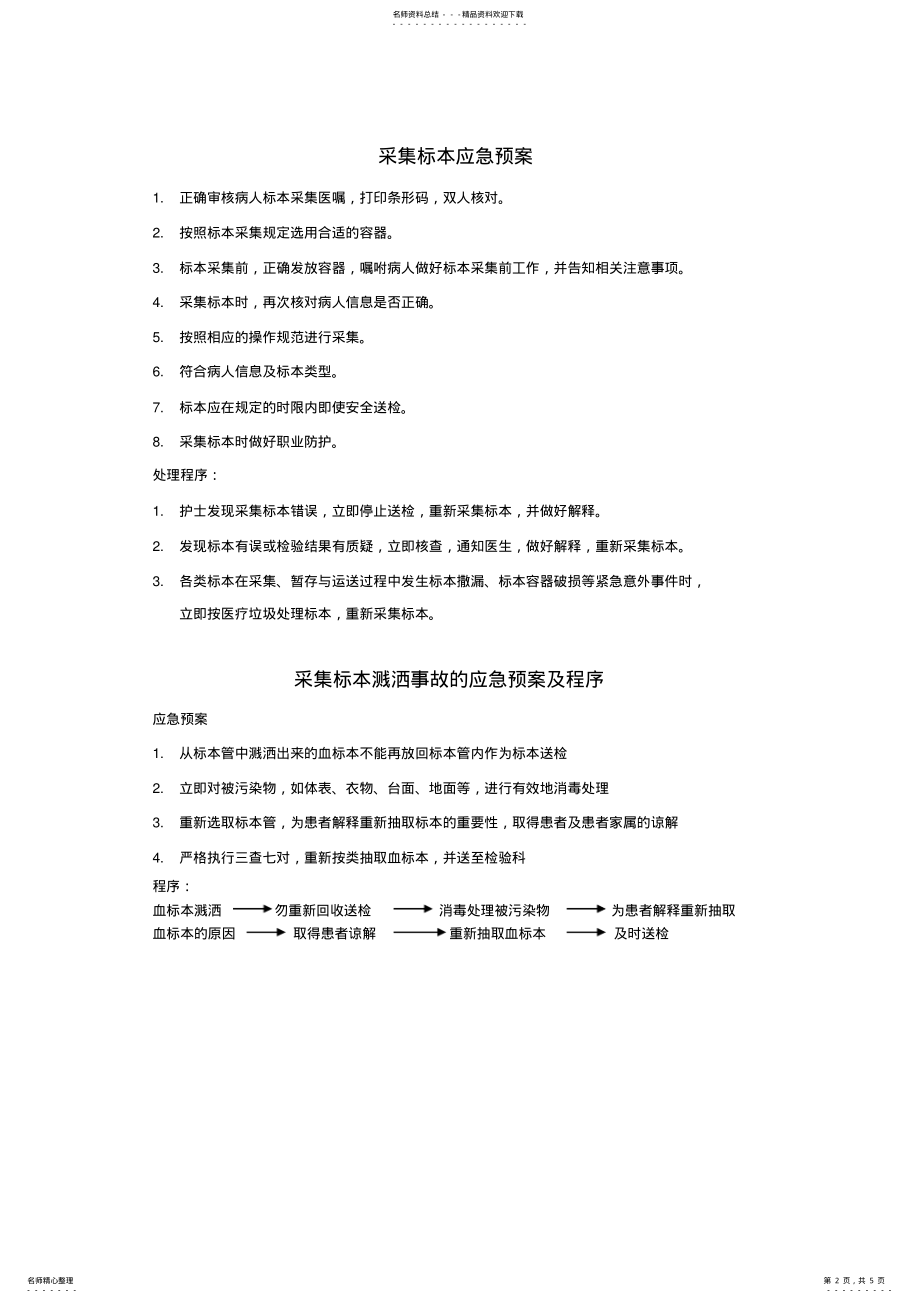 2022年标本采集应急预案 .pdf_第2页