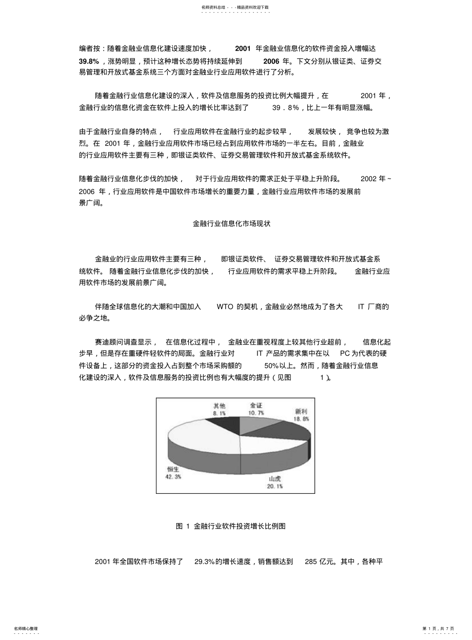 2022年2022年金融行业应用软件市场分析 .pdf_第1页