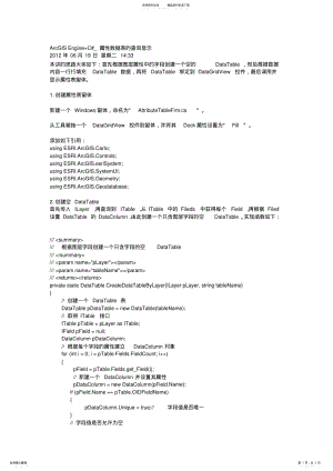 2022年ArcGISEngine+C#_属性数据表的查询显示 .pdf