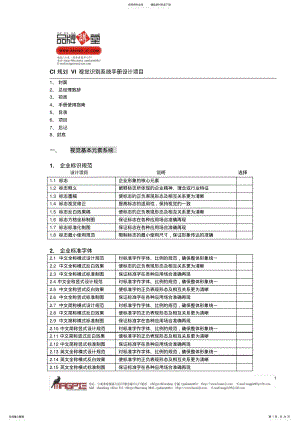 2022年CI规划VI视觉识别系统手册设计项目 .pdf