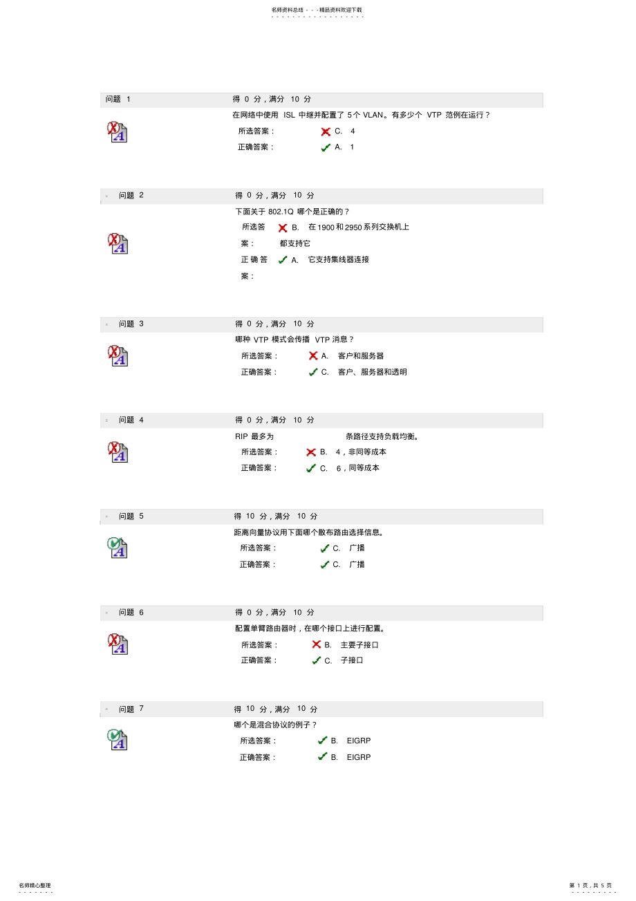 2022年2022年计算机网络习题 11.pdf_第1页