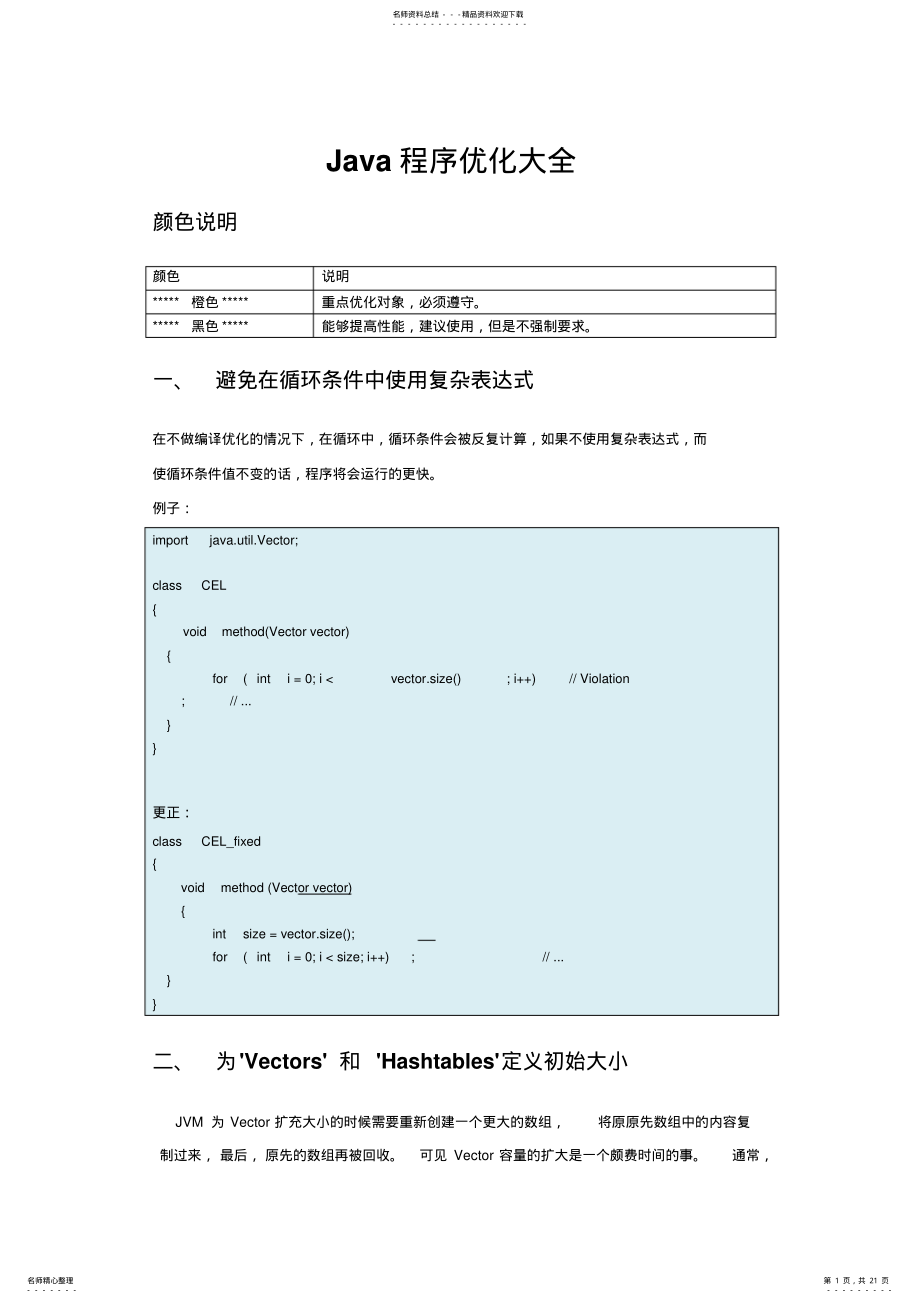 2022年Java程序优化大全 .pdf_第1页