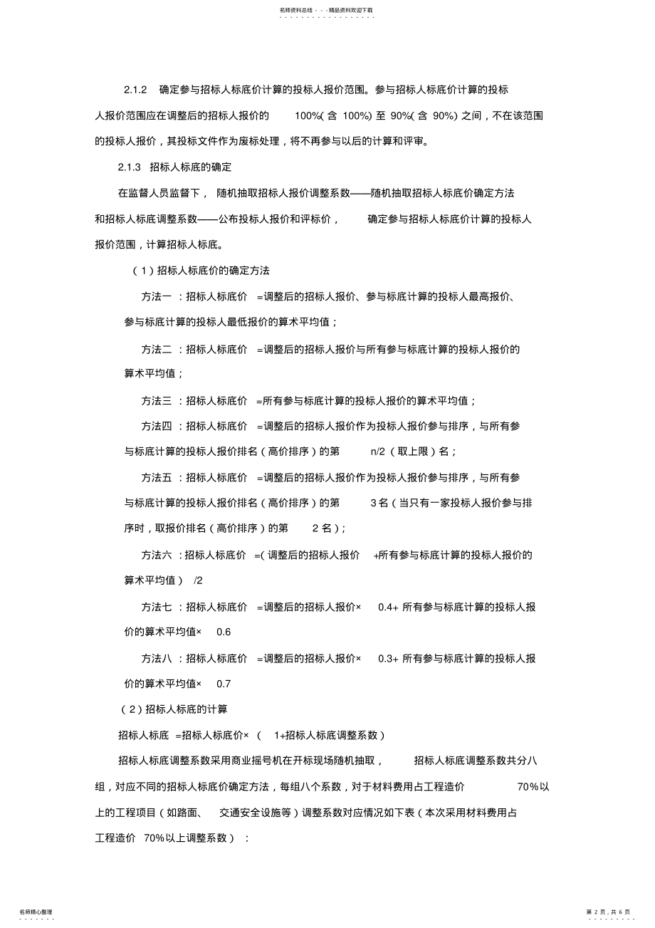 2022年有限低价评标法参考 .pdf_第2页