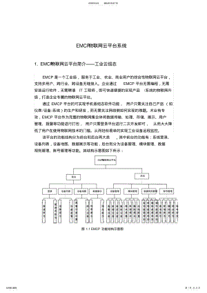 2022年EMCP物联网云平台系统使用教程 .pdf