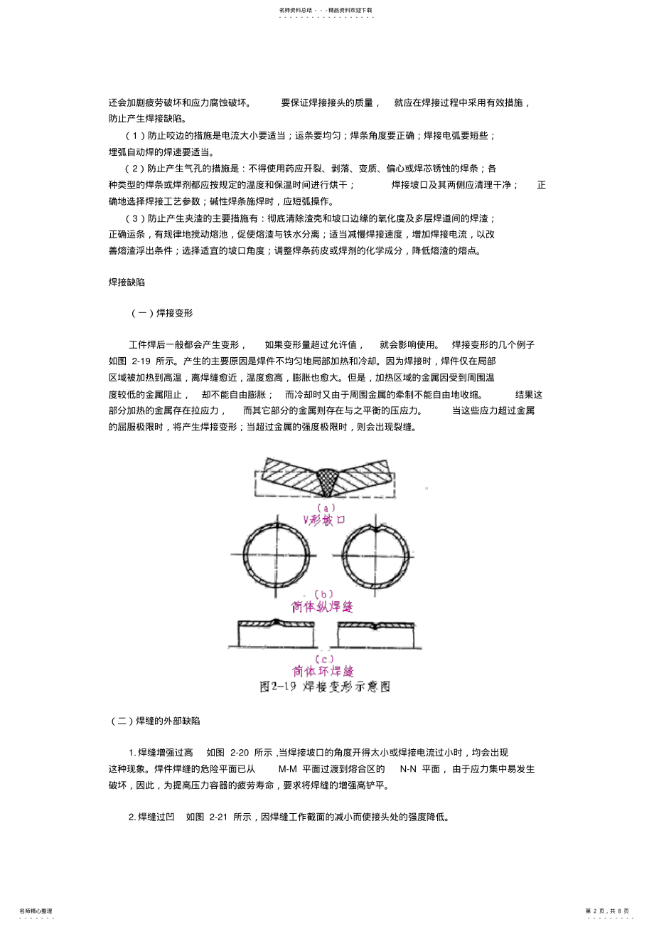 2022年2022年焊接缺陷及其控制防治以及焊接质量检验 .pdf_第2页