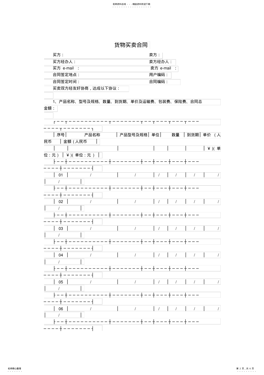 2022年2022年管理软件经销协议 .pdf_第2页