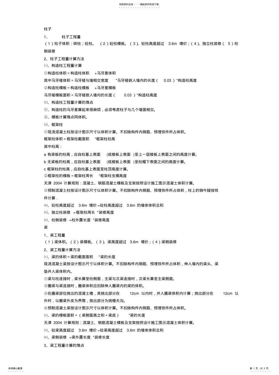 2022年清单、定额计算规则. .pdf_第1页