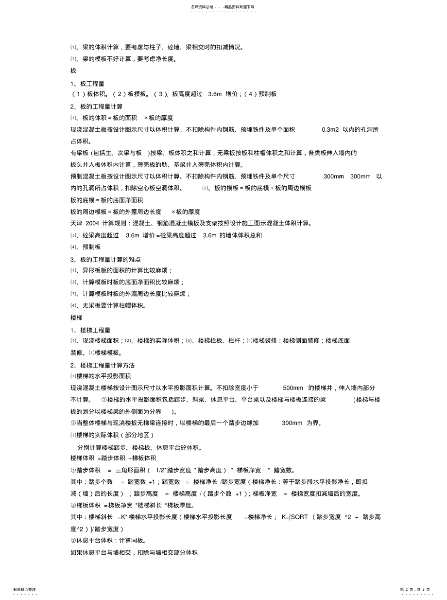 2022年清单、定额计算规则. .pdf_第2页