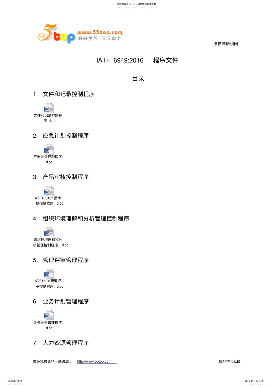 2022年IATF-程序文件汇编 .pdf_第1页