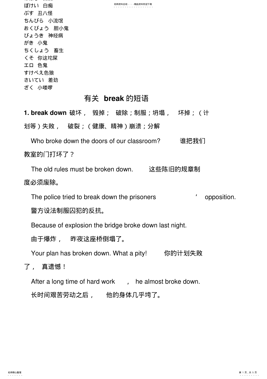 2022年有关break的短语 .pdf_第1页