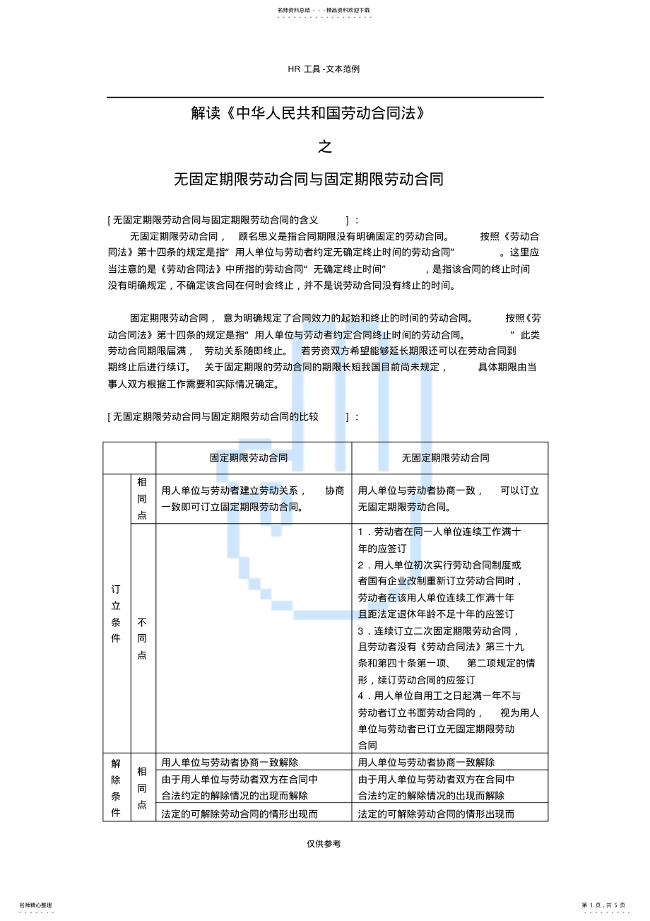 2022年2022年解读《中华人民共和国劳动合同法》 .pdf_第1页