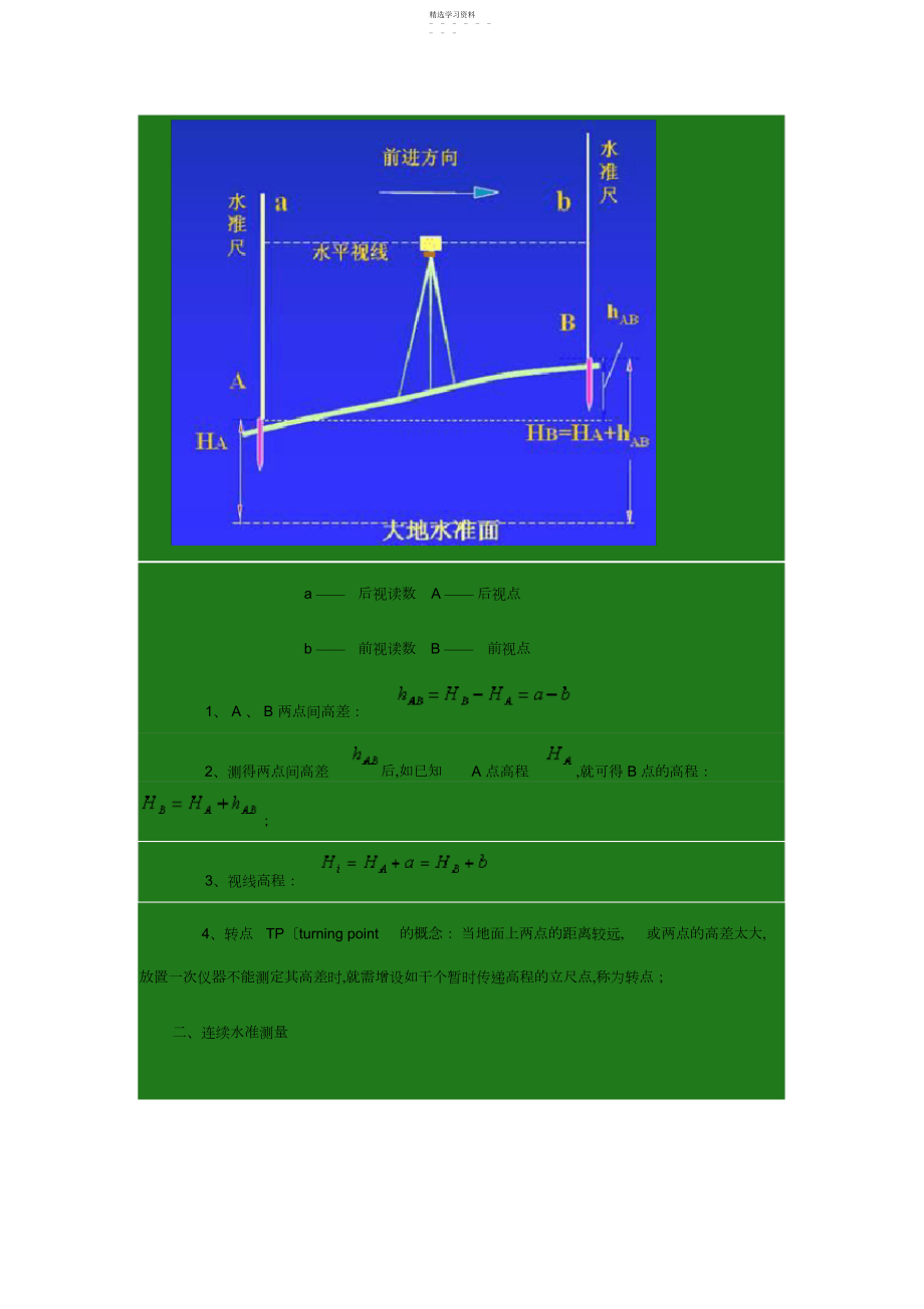 2022年水准测量的基本原理及测量方法.docx_第2页