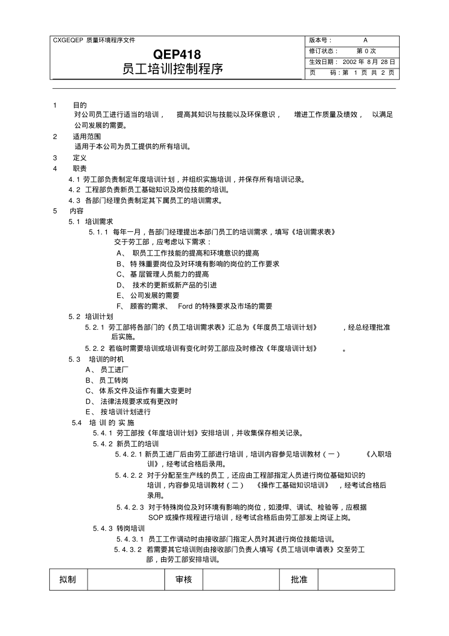 员工培训控制程序.pdf_第1页