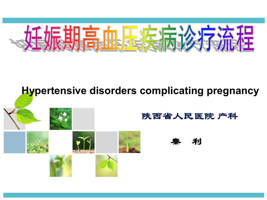 妊娠高血压疾病诊治要点ppt课件.ppt_第1页