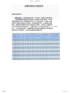 2022年2022年金属软管接头规格型 .pdf