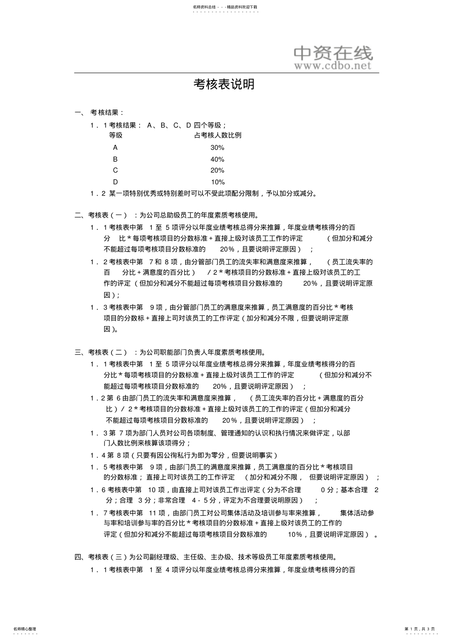 2022年2022年考核表说明 .pdf_第1页