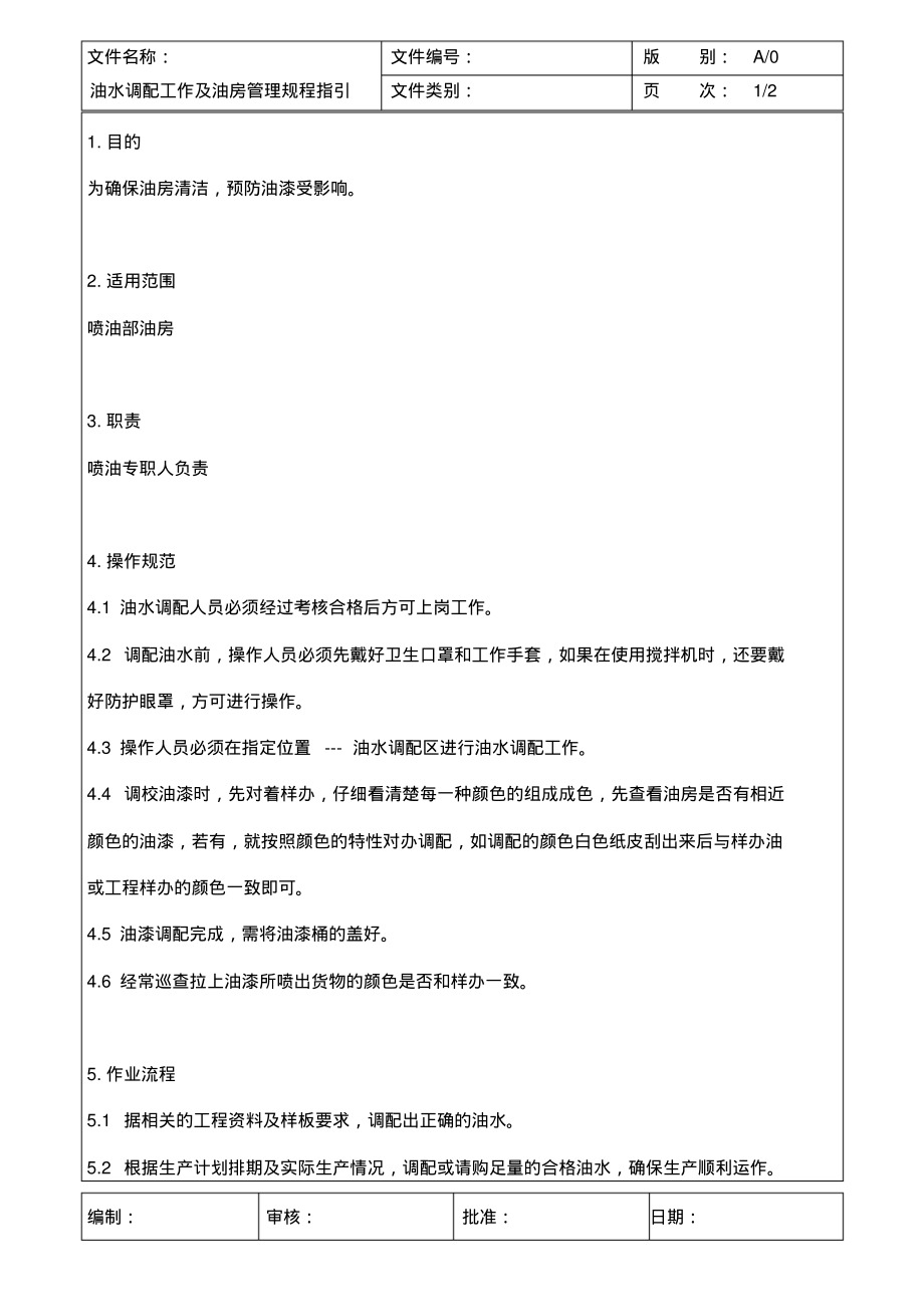 油水调配工作及油房管理规程指引.pdf_第1页