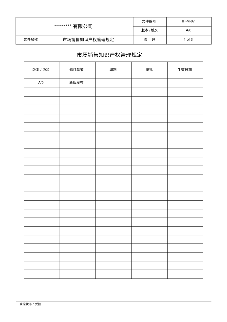 知识产权-市场销售知识产权管理规定.pdf_第1页