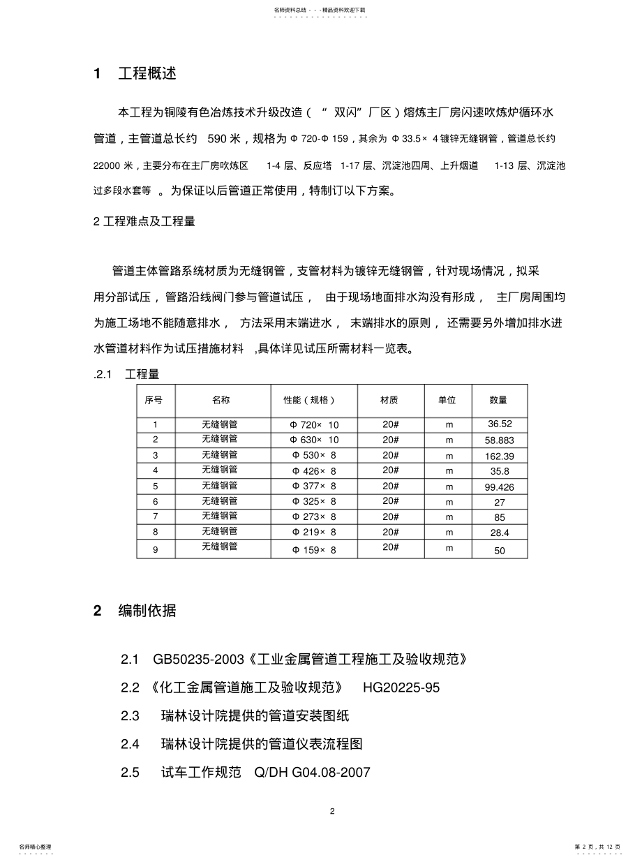 2022年2022年管道试压方案 .pdf_第2页