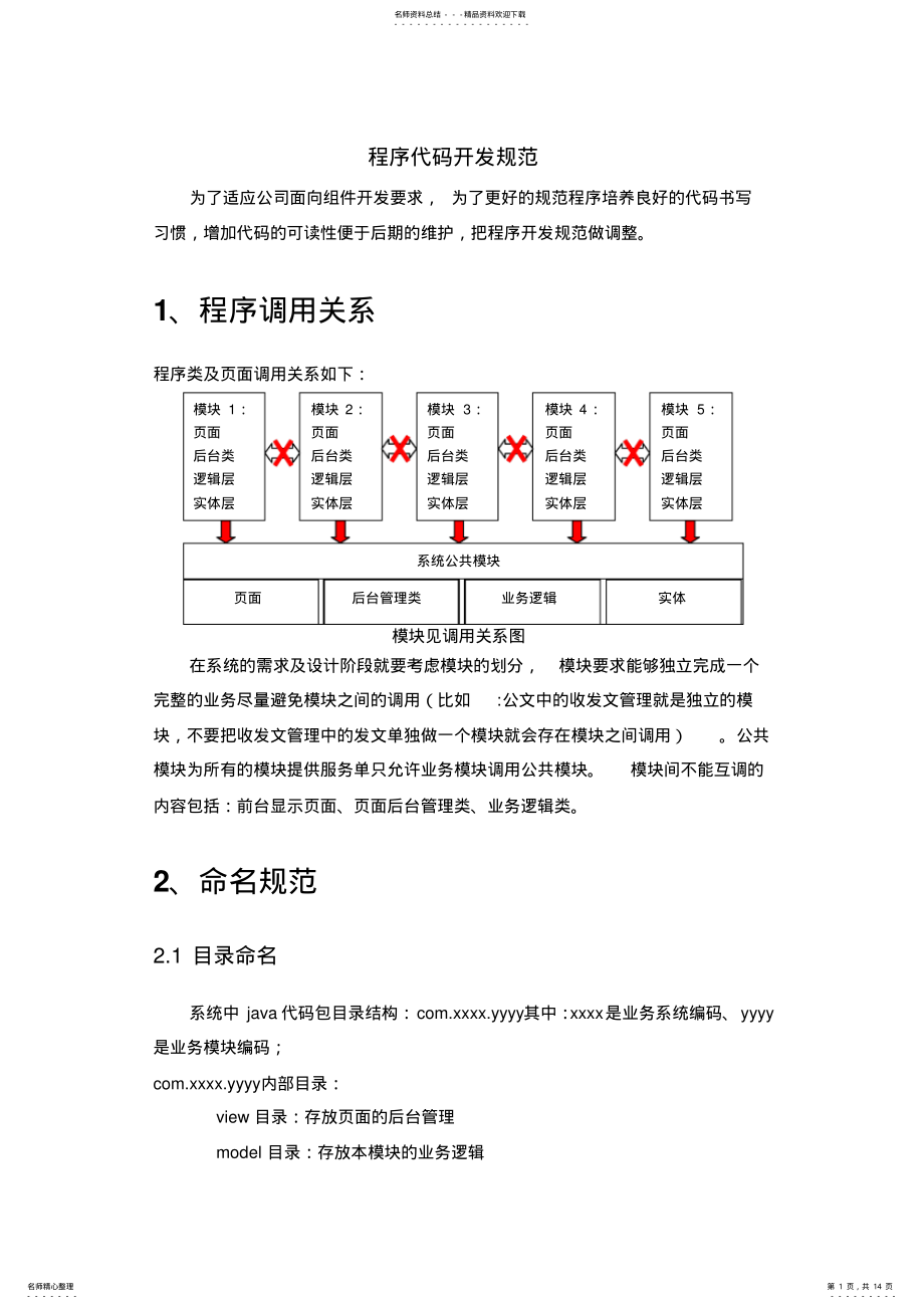 2022年JDeveloper代码开发规范 .pdf_第1页