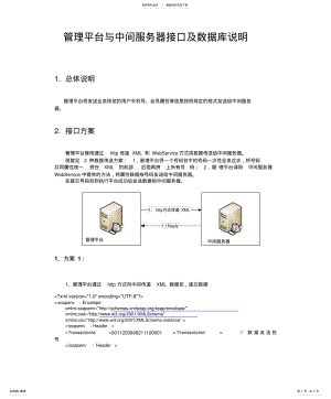 2022年2022年管理平台与中间服务器接口说明 .pdf