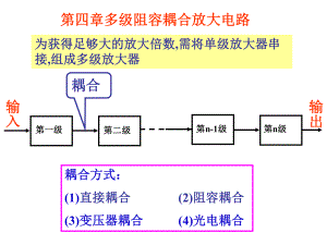 多级阻容耦合放大电路ppt课件.ppt