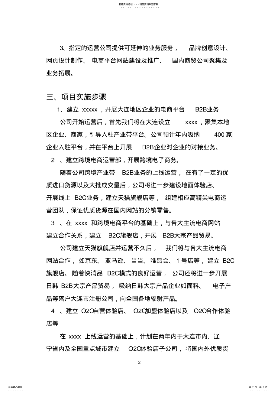 2022年2022年跨境电商商业计划书 3.pdf_第2页