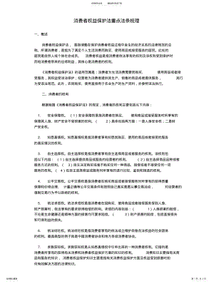 2022年消费者权益保护法重点法条梳理扫描 .pdf