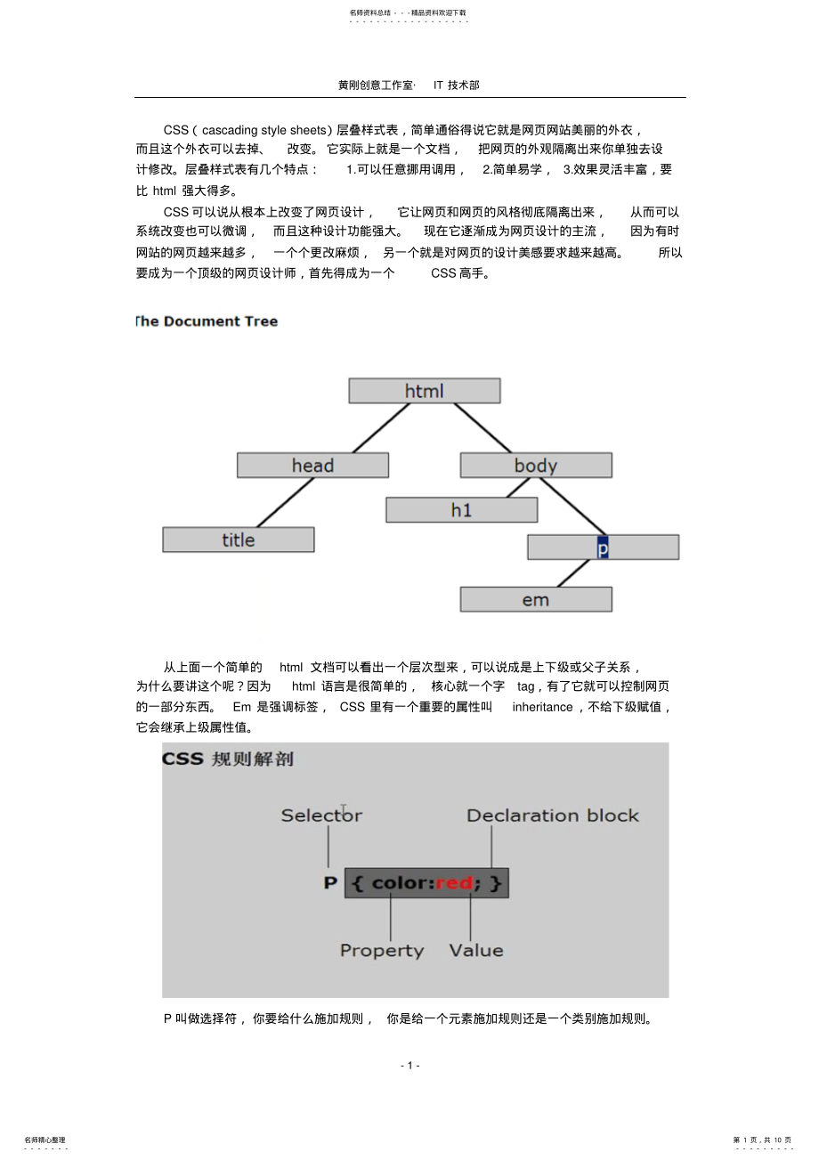 2022年CSS自学笔记 .pdf_第1页