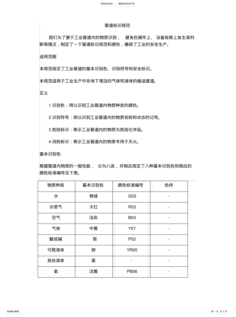 2022年2022年管道标识规范 .pdf_第1页