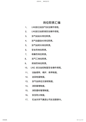 2022年LNG加气站岗位职责 .pdf