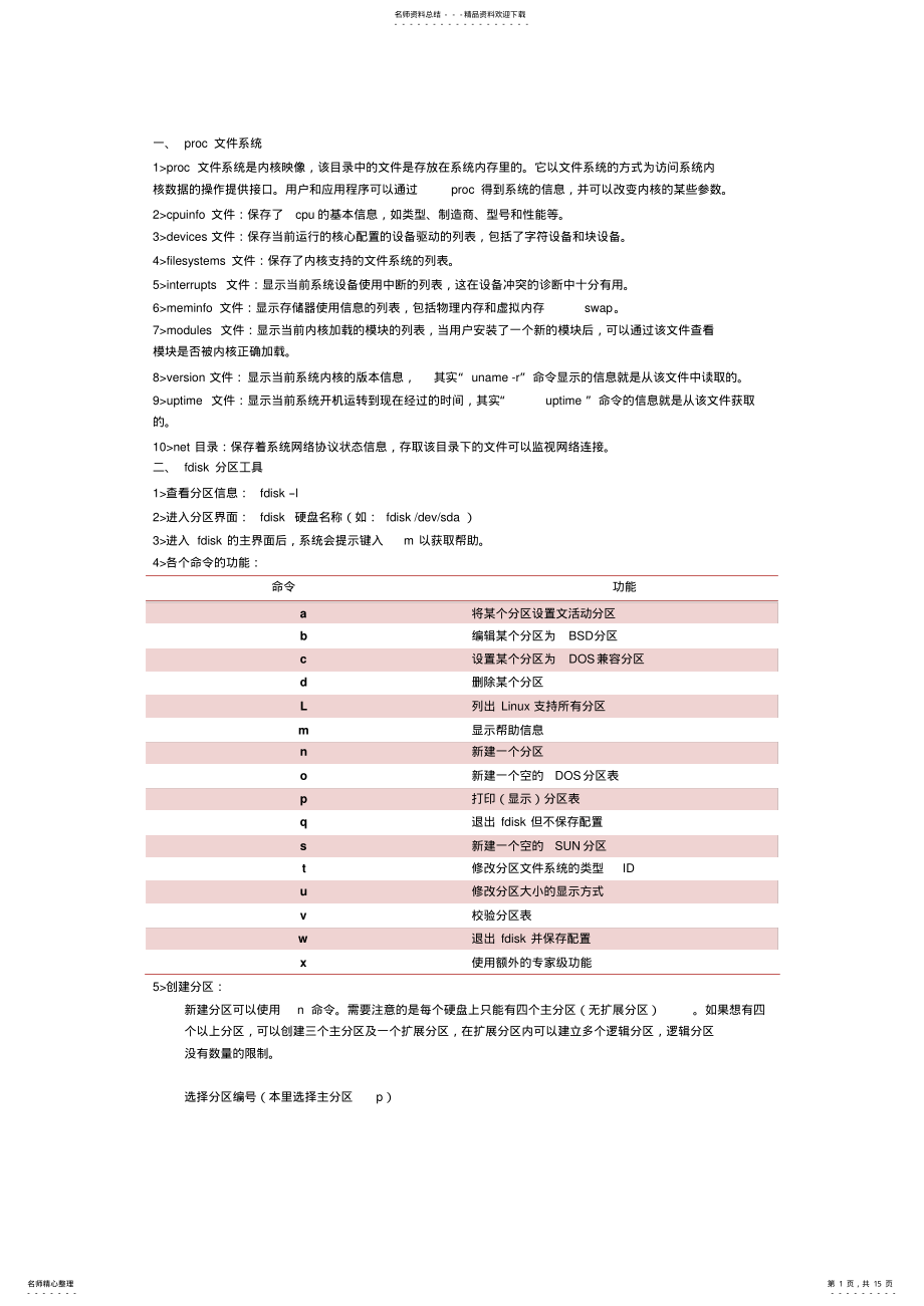 2022年linux文件系统的管理 .pdf_第1页