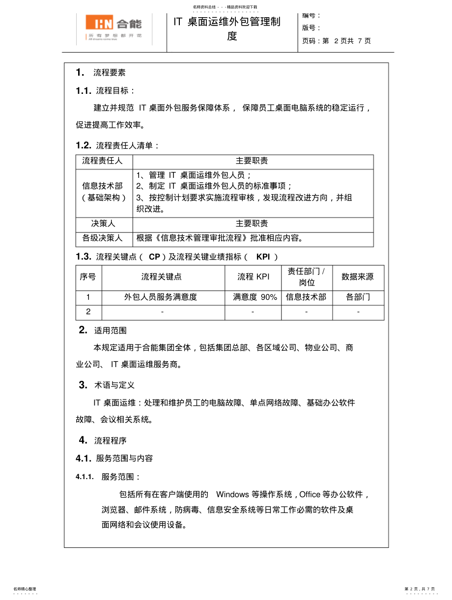 2022年IT桌面运维外包管理办法-v .pdf_第2页