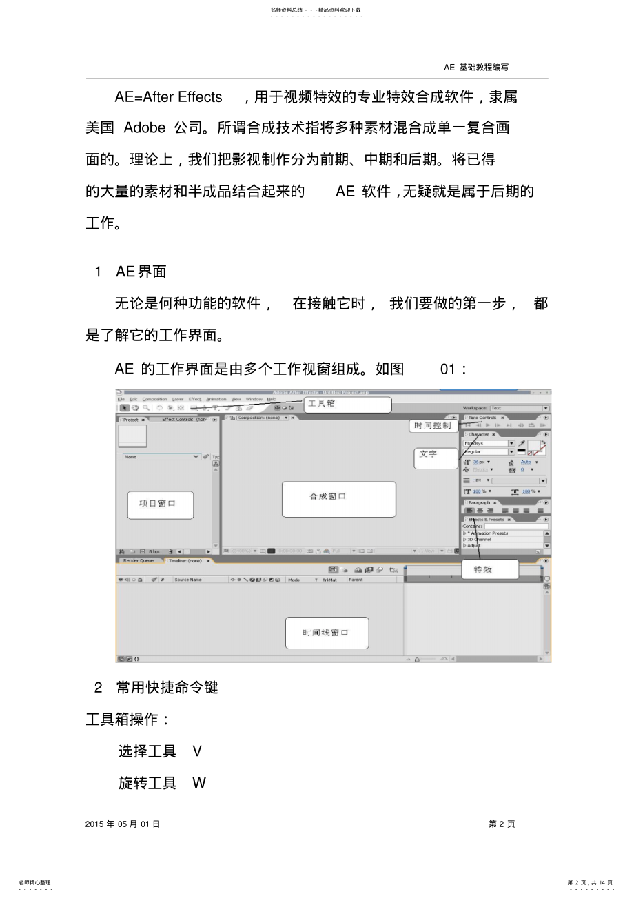 2022年AE基础教程编写 .pdf_第2页