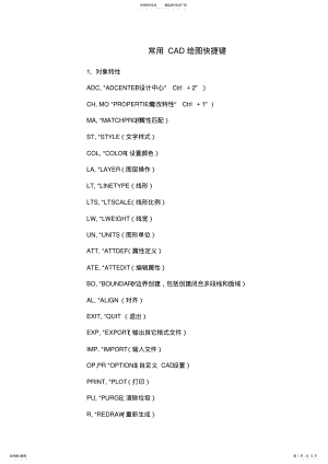 2022年Autocad快捷命令 2.pdf