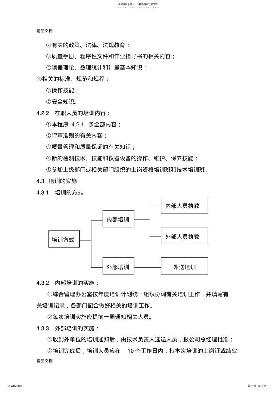 2022年最新人员培训与考核程序 .pdf_第2页