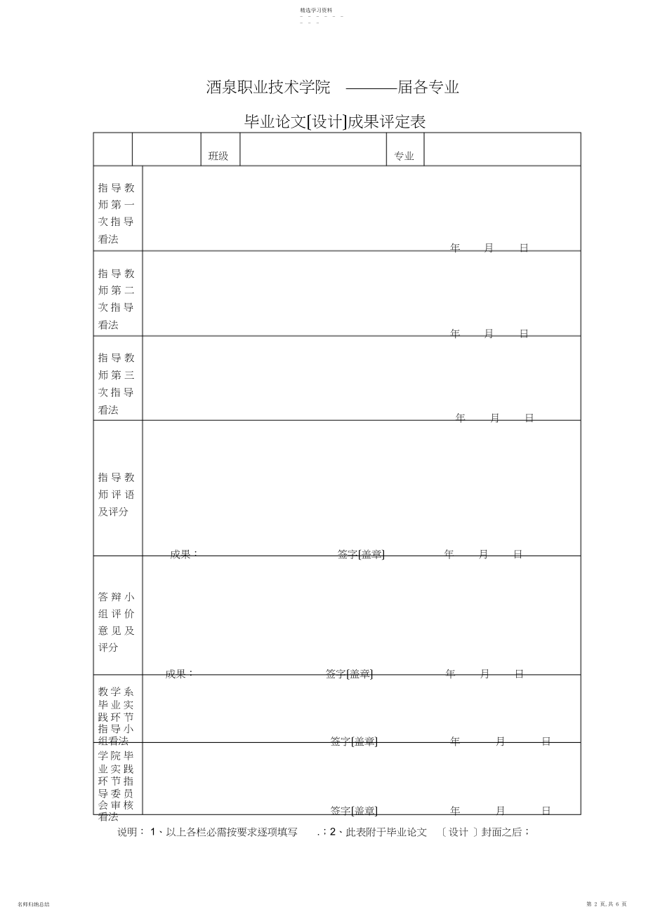 2022年毕业设计封面、毕业设计撰写格式与规范示例.docx_第2页