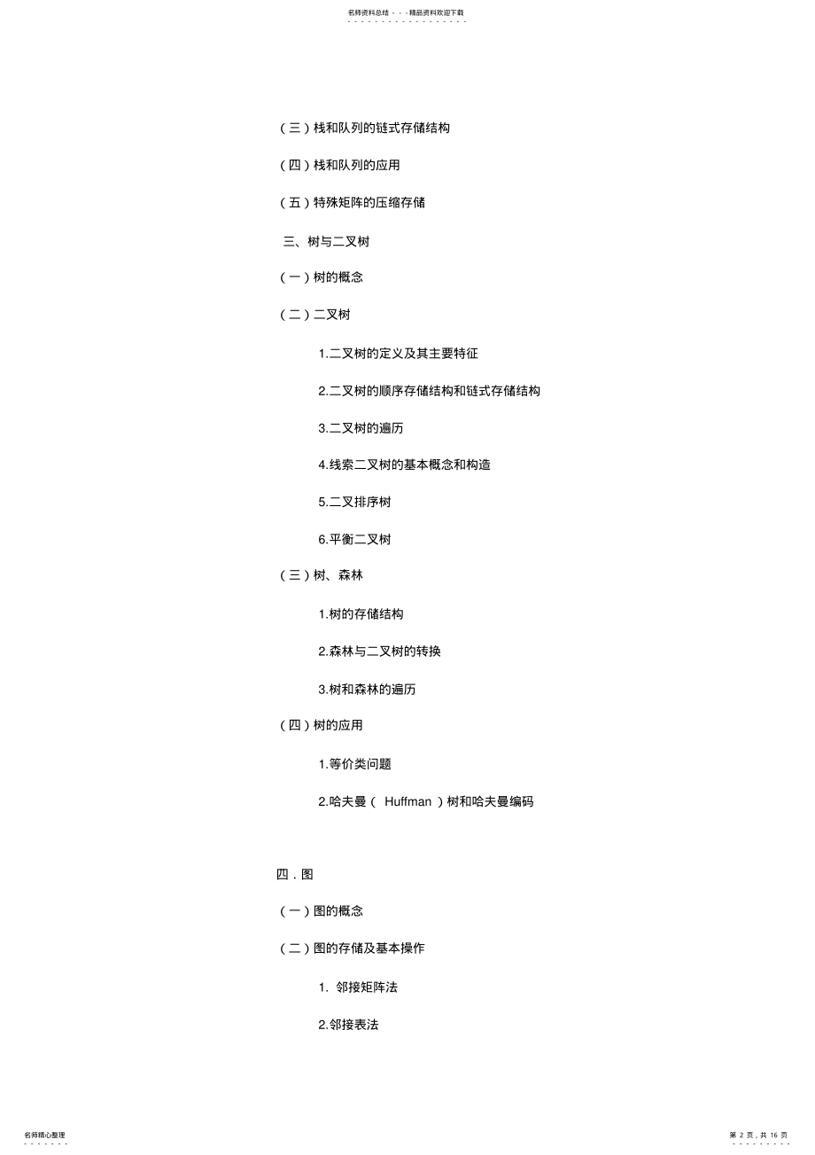 2022年2022年计算机考研知识点 .pdf_第2页