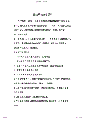 2022年2022年监控应急预案 2.pdf