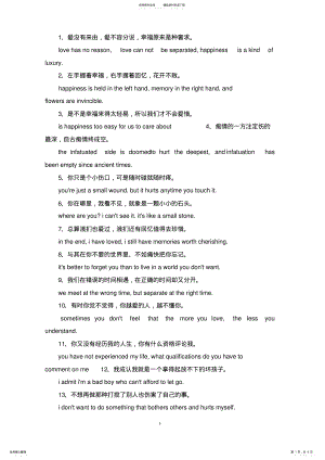 2022年2022年精选英语名言悲伤 .pdf