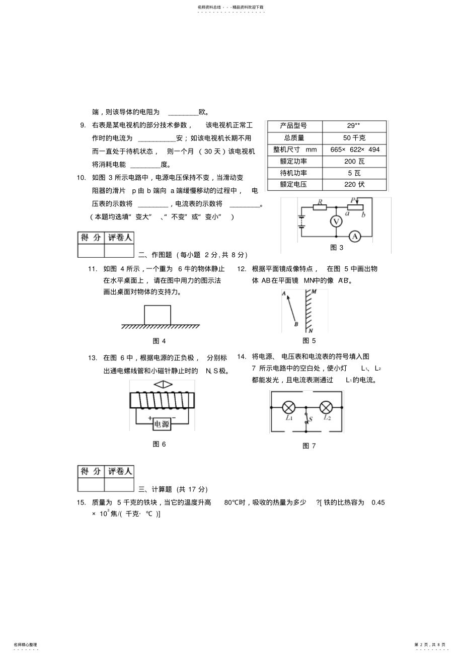 2022年浦东新区中考预测 .pdf_第2页