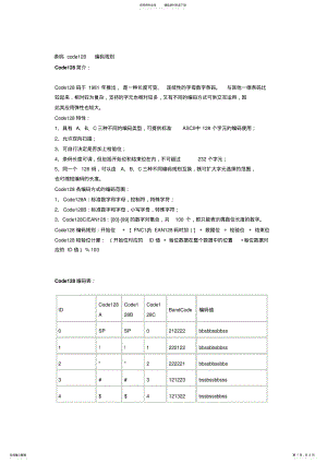 2022年条码code编码规则归类 .pdf