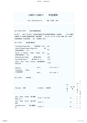 2022年LM电压比较器 .pdf