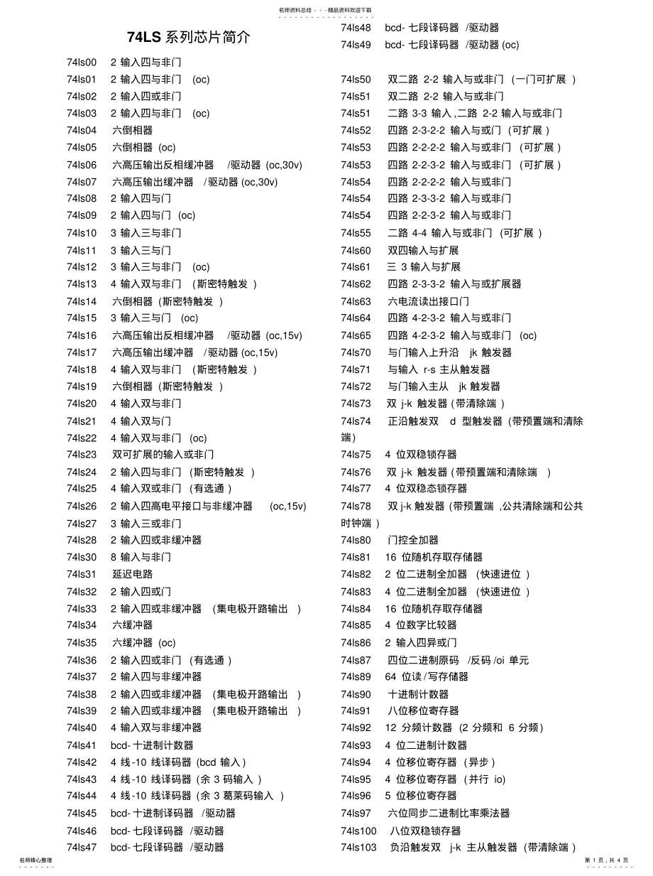 2022年LS系列芯片简介[ .pdf_第1页