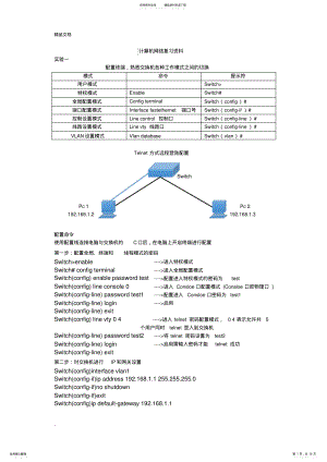 2022年2022年计算机网络基础实验及子网划分方法与例题 4.pdf