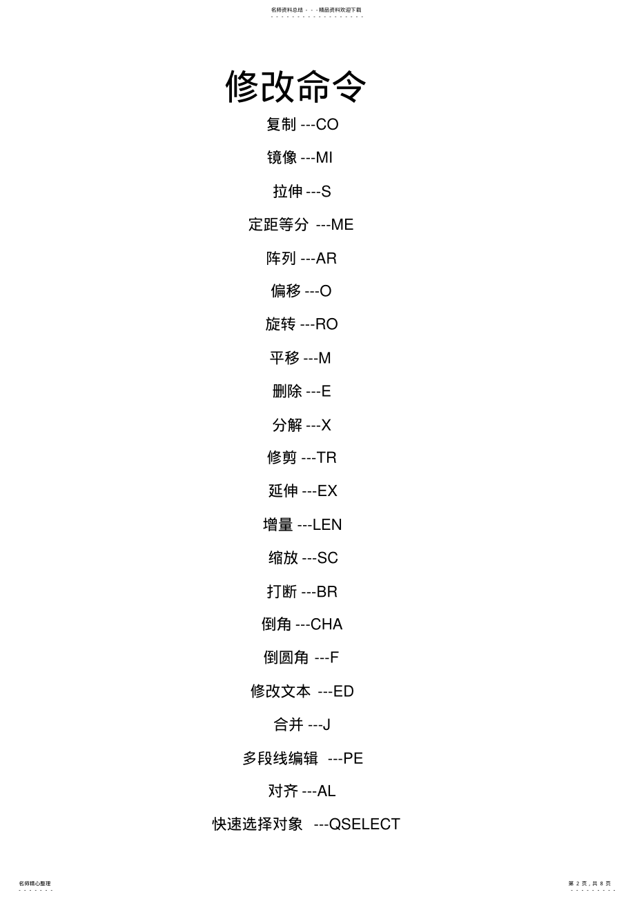 2022年cad命令大全 .pdf_第2页